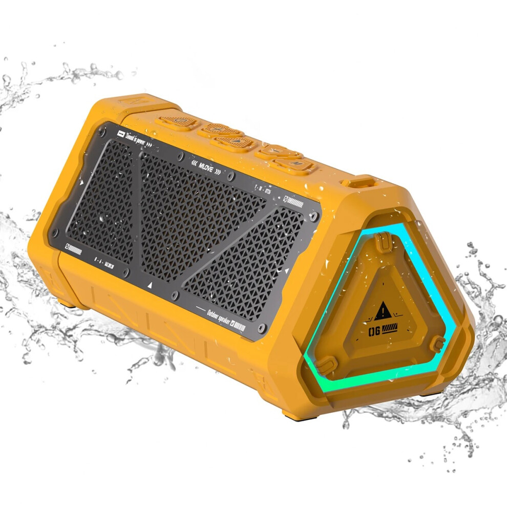Mlove P3 Outdoor Bluetooth Speaker, 40W Output Power Bluetooth 5.3 Speaker ,Stereo Sound Ipx7 Waterproof,Micro Sd Card,Rgb Light 135323126103