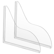 Pack of 2 Self-Adhesive Shower Splash Guards Transparent Acrylic Corner Protectors for Sink and Bath Tap Protection