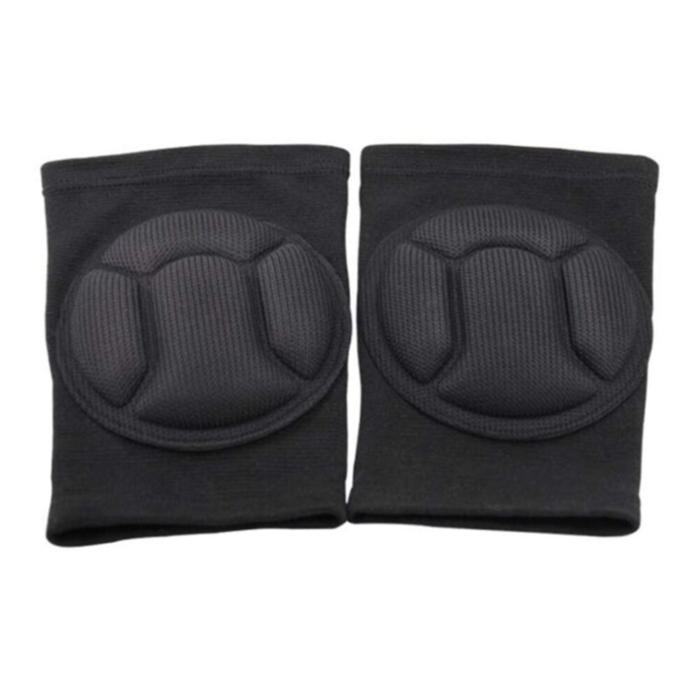 Black Sponge Knee Support Straps Thickened Knee Pads For Pain Relief, Size S, Comfortable And Durable Design