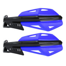Stylish Blue ABS Hand Guards 22mm Universal for Scooters & Bikes
