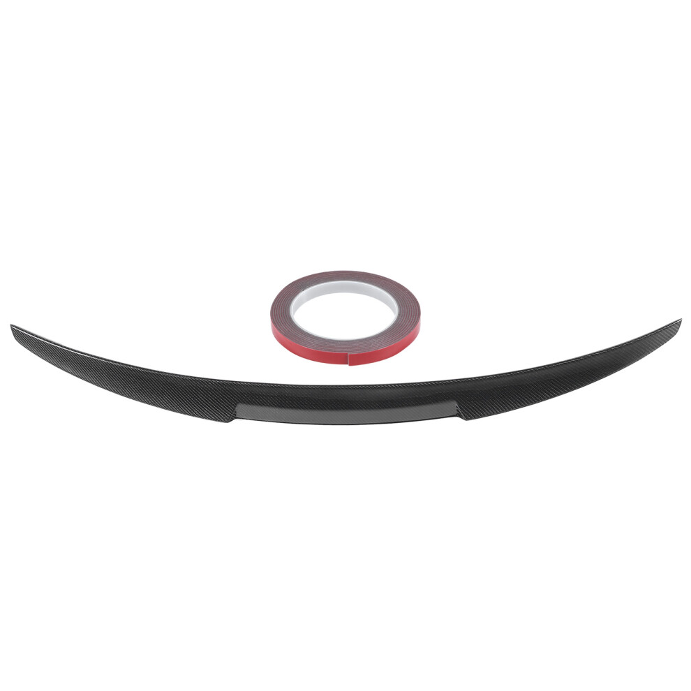Rear Trunk Spoiler Carbon Fiber Bumper Wing Tail Light 9121376624018