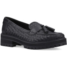 (Black, 8 (Adults')) TOMS Cara Women's Black Loafers