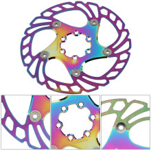160MM Aluminum Alloy Disc Brake Rotor, Plating Color, 6-Hole