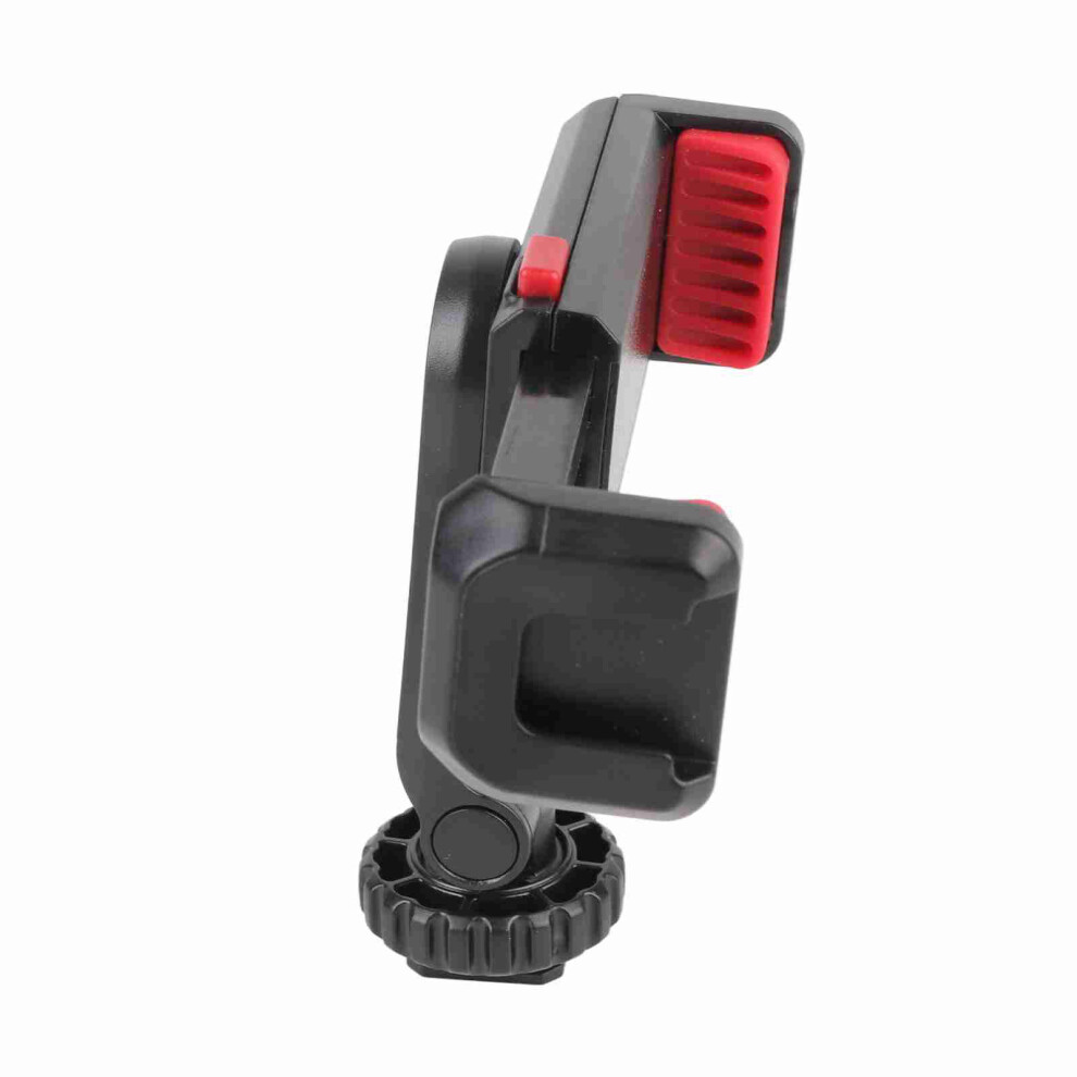 Rotatable Tripod Phone Clamp With Cold Shoe & 1/4" Mount, St-06 8151341027002