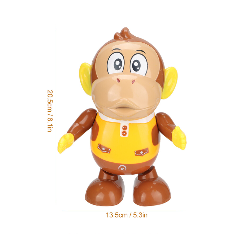 Kids' Light-Up Dancing Monkey Toy - Musical Fun with Glowing Ears & Hands