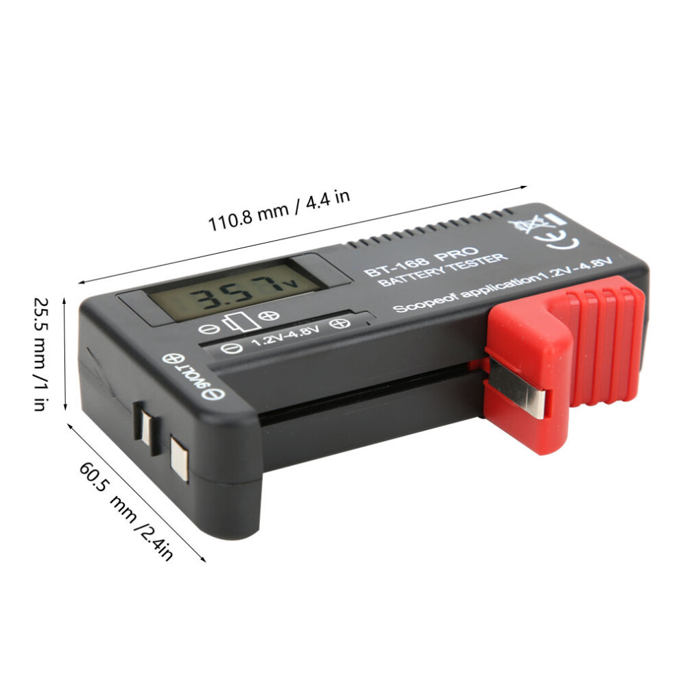Digital Battery Capacity Tester 168Pro For 1.2V-4.8V No Batteries Needed 9311341029034
