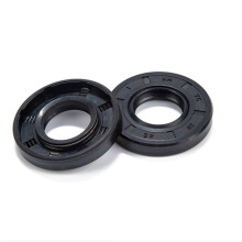 Sealing Washer Pack of 2 Rubber Oil Seal NBR TC-7 x 17 x 5mm Double Lip with Garter Spring for Shaft Applications