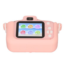 Kinderkamera 2-Zoll-IPS-Display 600 mAh Front-/Rückkamera Pink