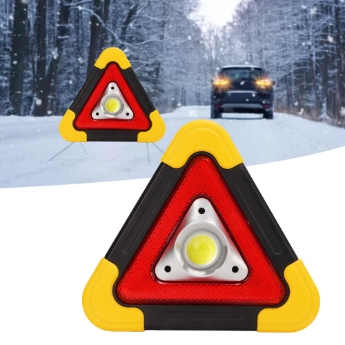 Triangle Car LED Work Light with 5 Modes, 185mm, 2000mAh Battery