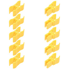 Plastic Fastening Clips for Soccer Goals - 10 Pack Multi-Functional Connector Clips for Basketball Doors