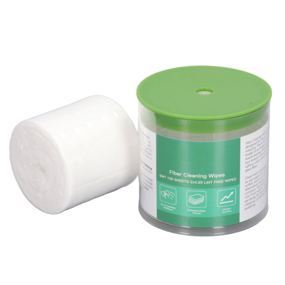 100 Sheets Fiber Optic Cleaning Wipe Dust Free