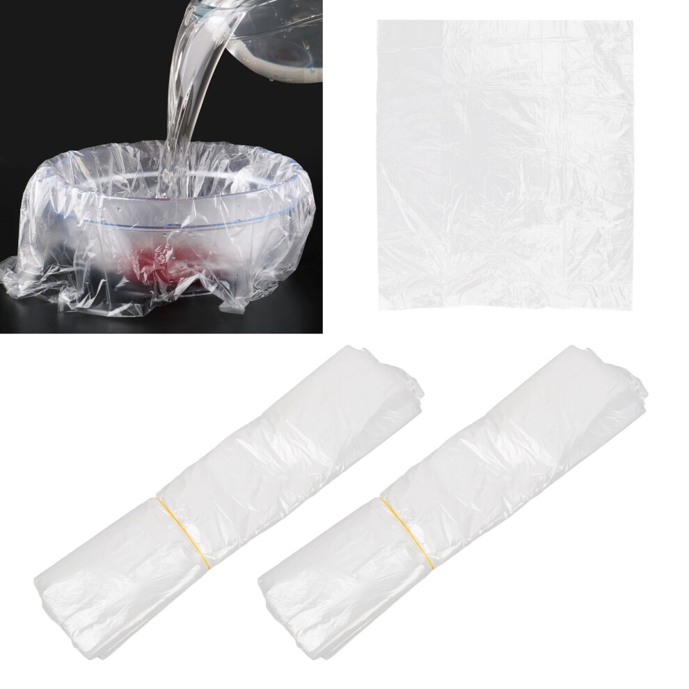 500pcs Disposable Plastic Foot Tub Liners for Pedicure Spa, Heat Preservation