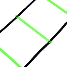 8m Green Soccer Training Ladder with 16 Rungs for Speed & Agility