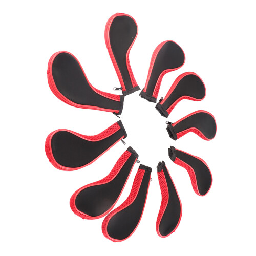 10pcs Neoprene Golf Club Iron Head Covers Putter 1