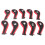 10pcs Neoprene Golf Club Iron Head Covers Putter 4