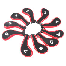 10pcs Neoprene Golf Club Iron Head Covers Putter