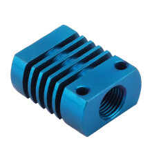 Aluminium-Kühlkörper für 3D-Drucker MK10 Extruder CR8 – Blaues robustes Design