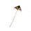 Cometa triangular colorida 150x75cm, cuerda de 30m 5