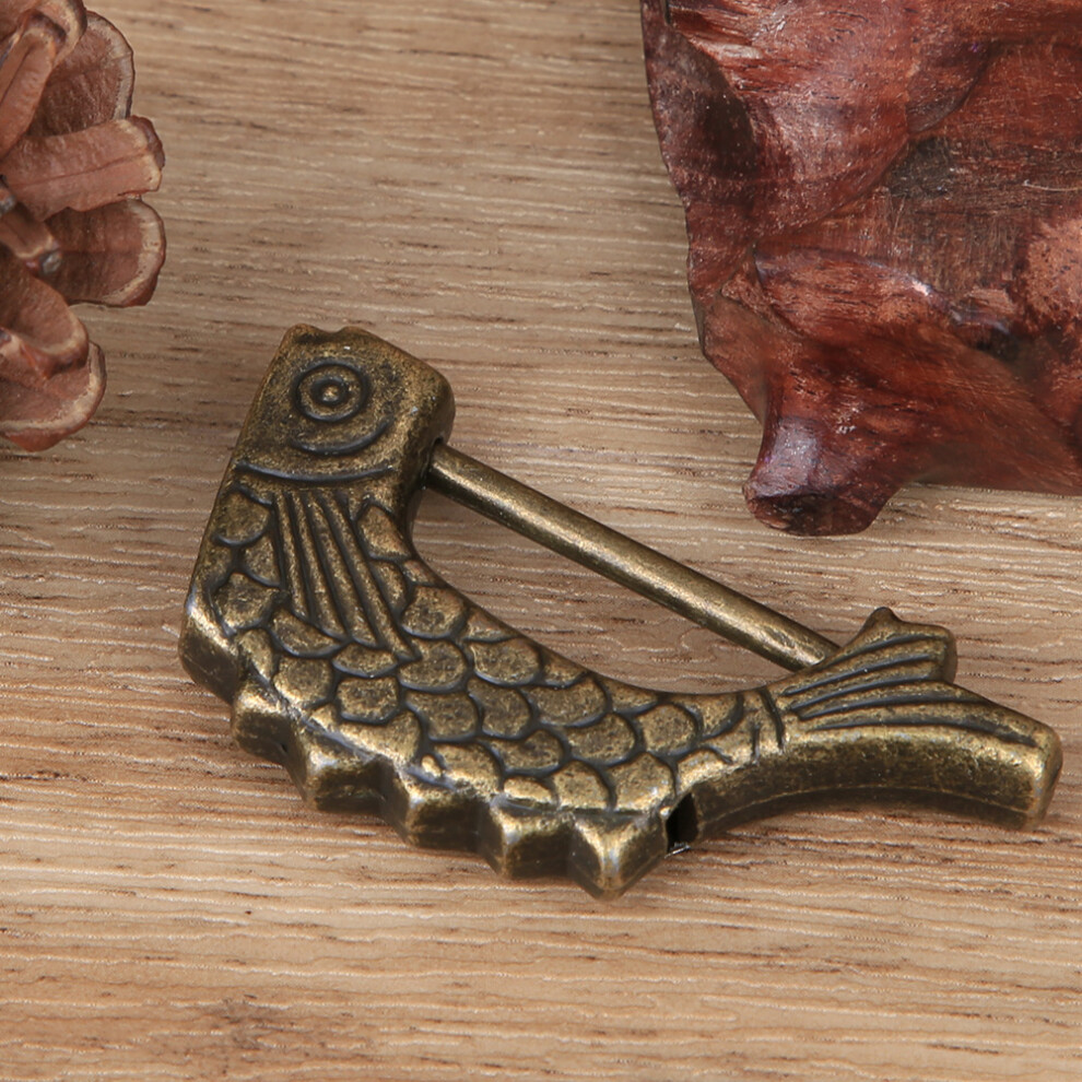Antique Style Zinc Alloy Lock For Cabinet & Suitcase 80Mm Bronze 9361341034798