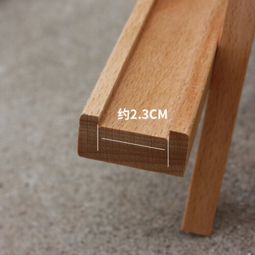 Durable Beech Easel for Desktop Display - Ideal for Photos & Mini Art 2