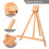 Durable Beech Easel for Desktop Display - Ideal for Photos & Mini Art 11