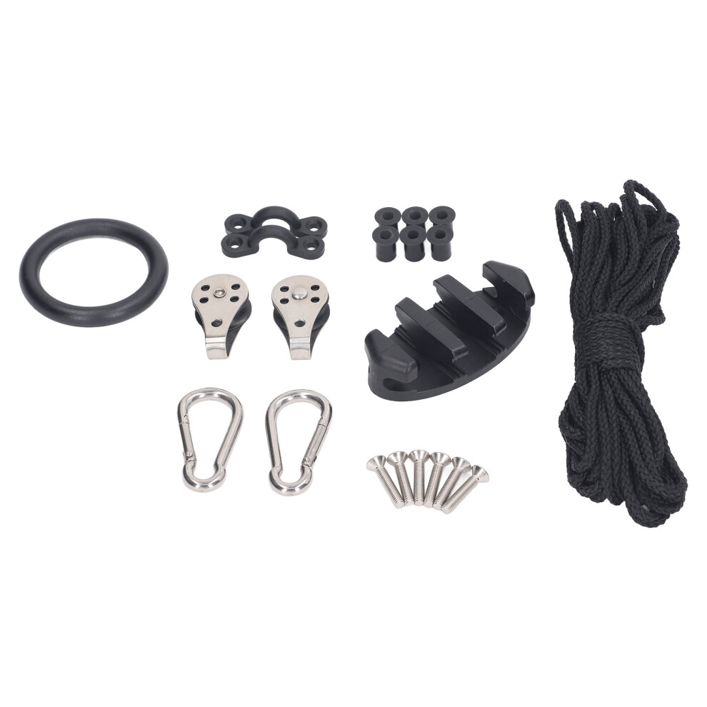 Kayak Anchor Rope Kit with Nylon Ring Steel