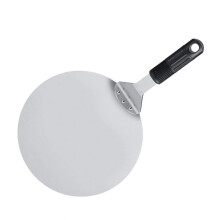 Stainless Steel Pizza Peel Round Shovel 25.3cm Kitchen Baking Tool