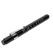 LED Pen Light for Eye Exams - Black 50mm Scale Ideal for Diagnosis