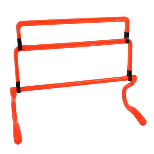 5Pcs Adjustable Orange Soccer Training Hurdles for Speed & Agility