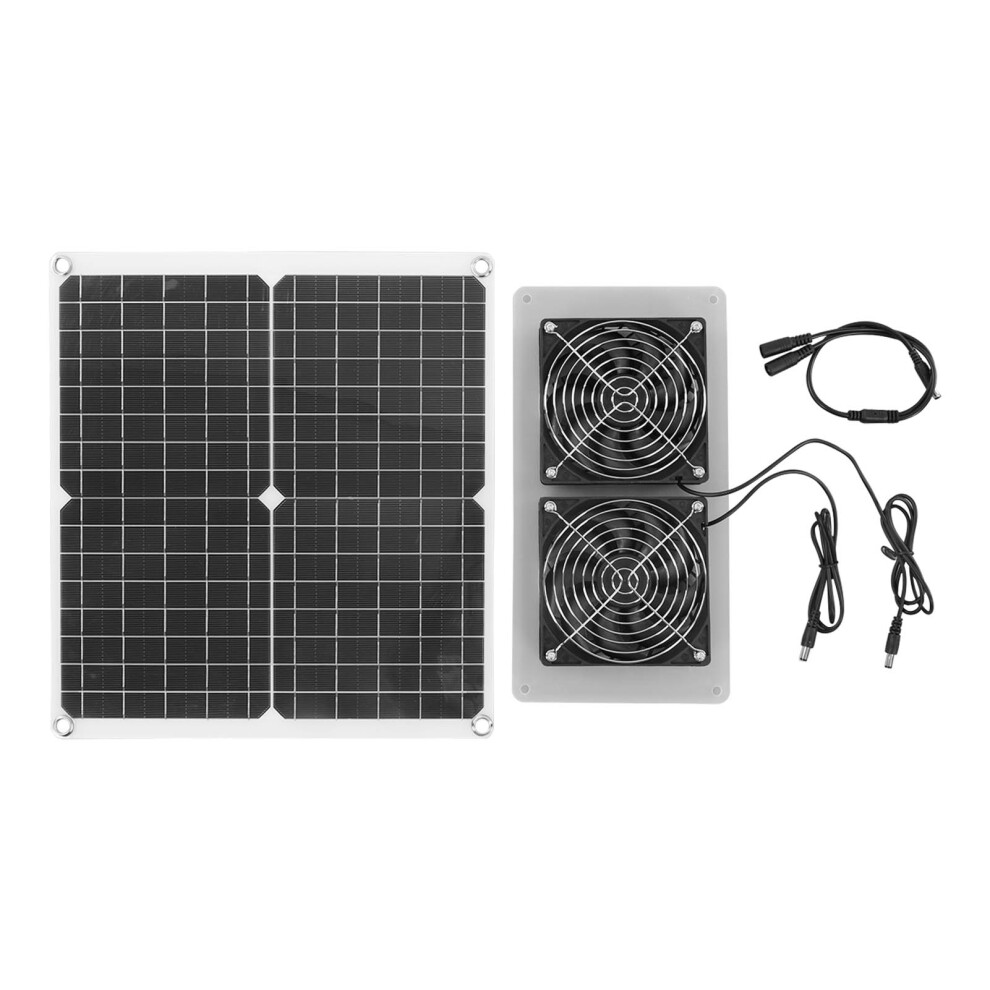 18V 25W Solar Panel Fan Kit Monocrystalline