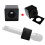 Microphone Square Station Compact Portable Black ABS for Interview Meeting 41mm 4