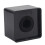 Microphone Square Station Compact Portable Black ABS for Interview Meeting 41mm 3