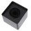 Microphone Square Station Compact Portable Black ABS for Interview Meeting 41mm 12