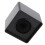 Microphone Square Station Compact Portable Black ABS for Interview Meeting 41mm 13