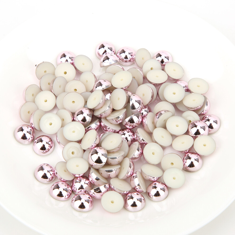 100Pcs Purple Semi Circular Pearl Rivets For Clothes & Bags Diy Accessories 6921341037859