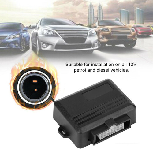 Car Remote Start Alarm System - Fireproof ABS, 12V, One-Way, Horn 2