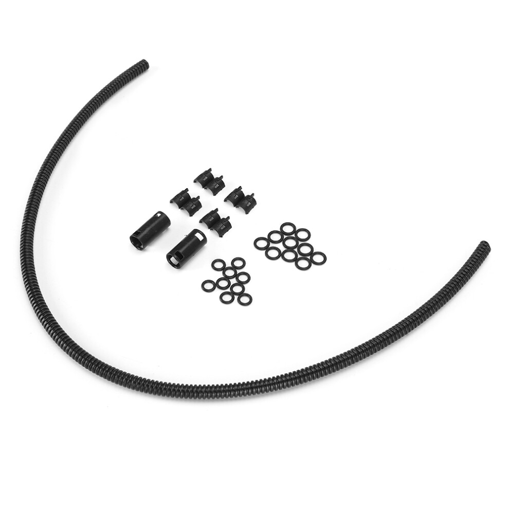 50Cm Universal Windshield Washer Sprayer Hose Corrugated Abs Tube Connector 4971341038402
