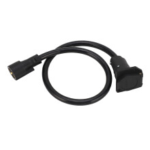Trailer Extension Cord 7 Way 3ft Double Prong Male