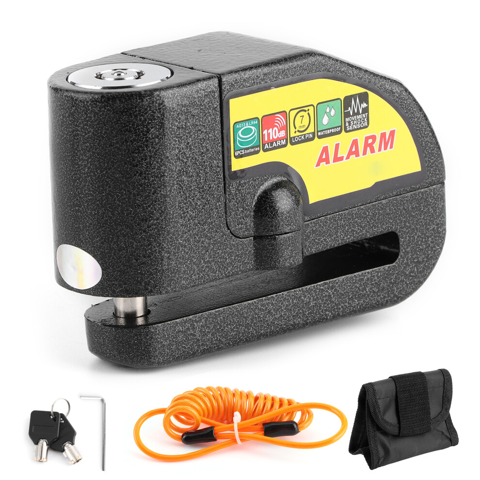 Wheel Disc Brake Lock Antitheft Security Alarm 9121376626326