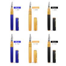 Mini Telescopic Fishing Rod 2.1m, 1.25kg Capacity, Black / Blue / Golden