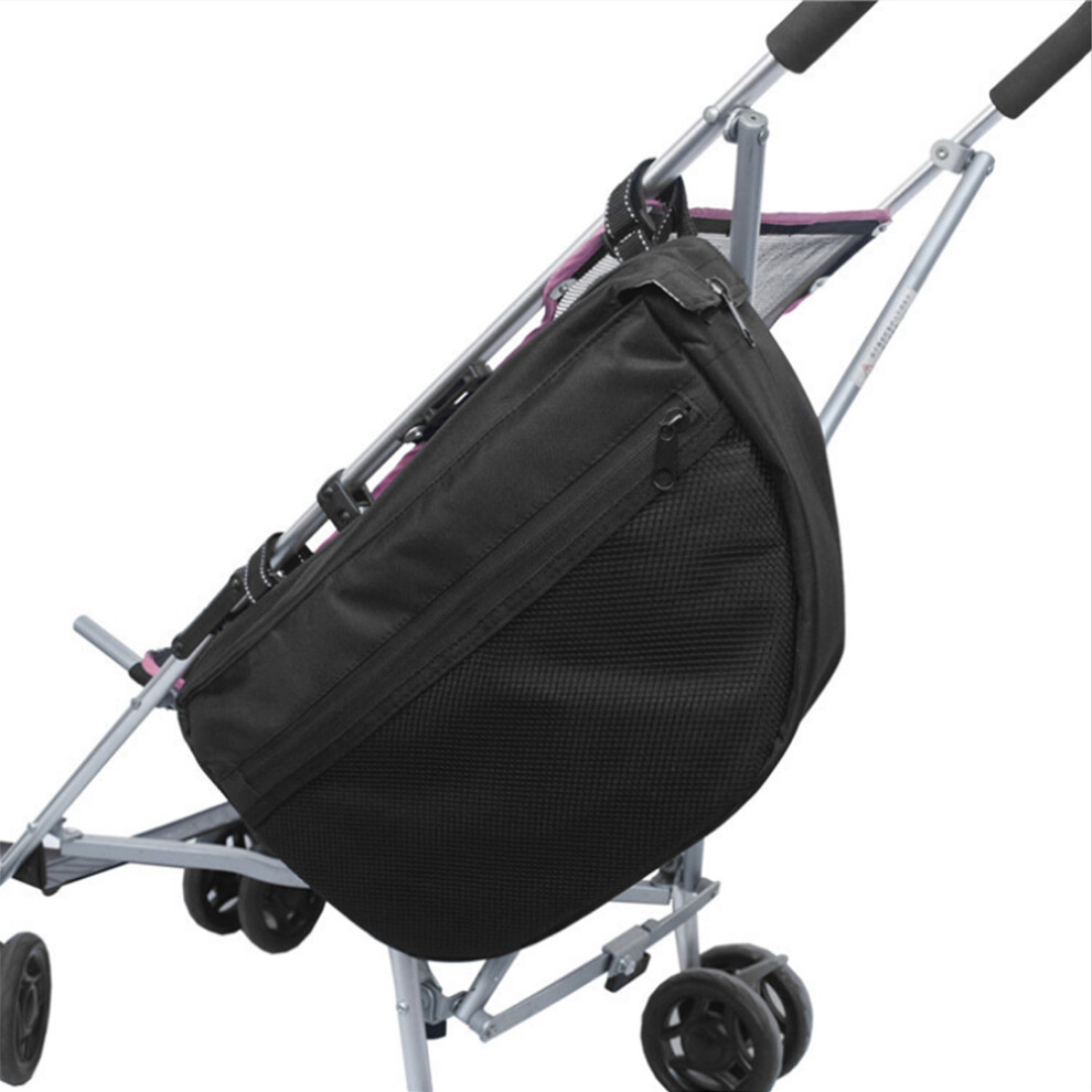 Large Capacity Wheelchair Stroller Hanging Storage Bag 42x25x12 cm