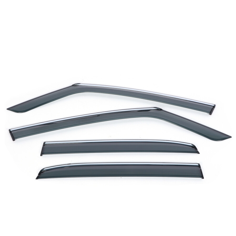 4Pcs Window Visor Vent Sun Rain Shade Deflector 9121376626920
