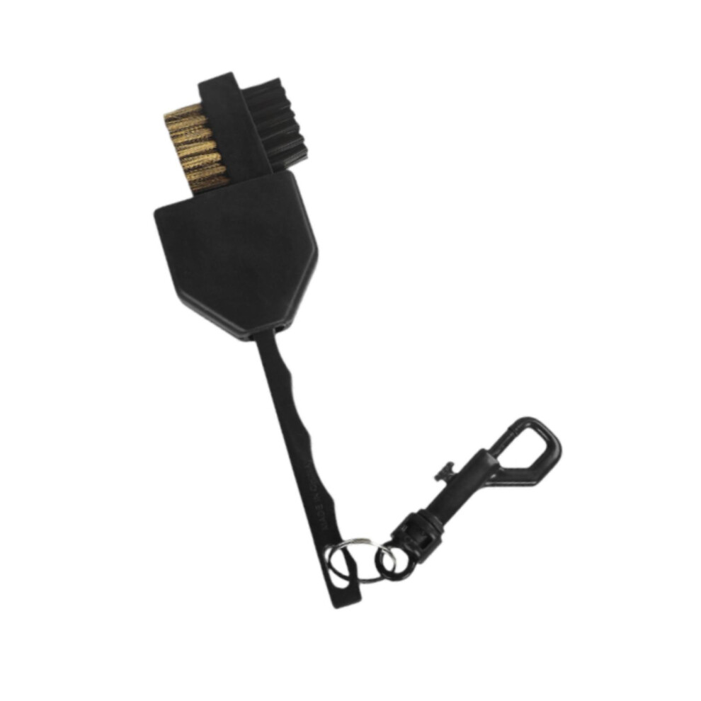 (Black, Length 18 cm) Golf Club Brush Equipment Golf Groove Cleaning Tool for Men Practicing-image-OPC-PJMBCVK-NEW