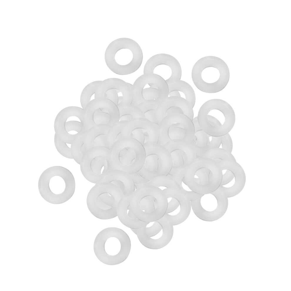 (white, no) 100Pcs Rack Drum Gaskets Durable Pp Gaskets for Commercial Screws-image-OPC-PJMBDGH-NEW