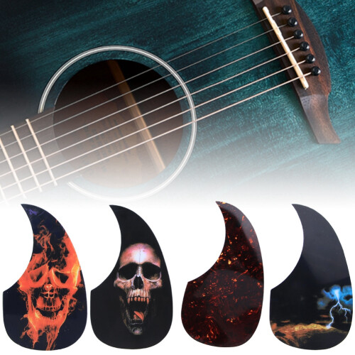 Protective PVC Pickguard Set for Acoustic Guitar - Easy Installation 2