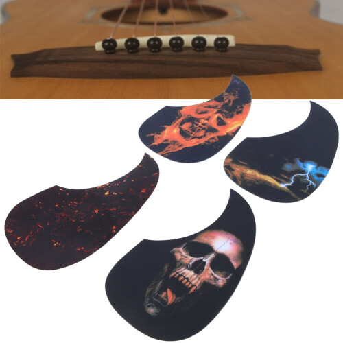 Protective PVC Pickguard Set for Acoustic Guitar - Easy Installation
