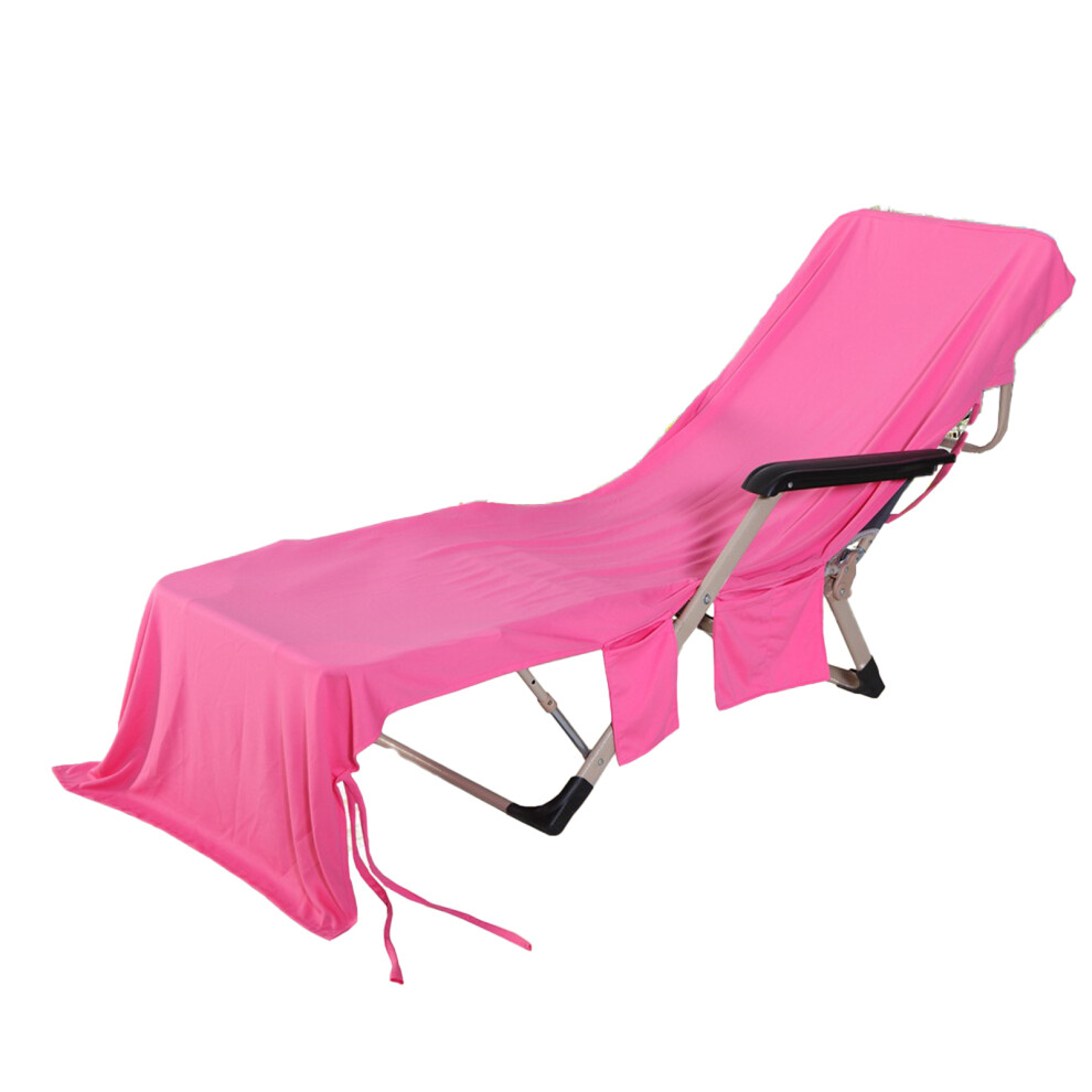 (C) Fiber Beach Towel With Pockets Sunbeds And Loungers Beach Chair Cover-image-OPC-PJMBHB8-NEW