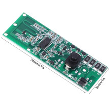 Solarlampen Radar-Sensor-Modul Steuerplatine mit Schalter 3,2V / 3,7V