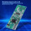 Solarlampen Radar-Sensor-Modul Steuerplatine mit Schalter 3,2V / 3,7V 5