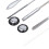 5-teiliges Neuro-Hammer-Set, Edelstahl, Silber 12